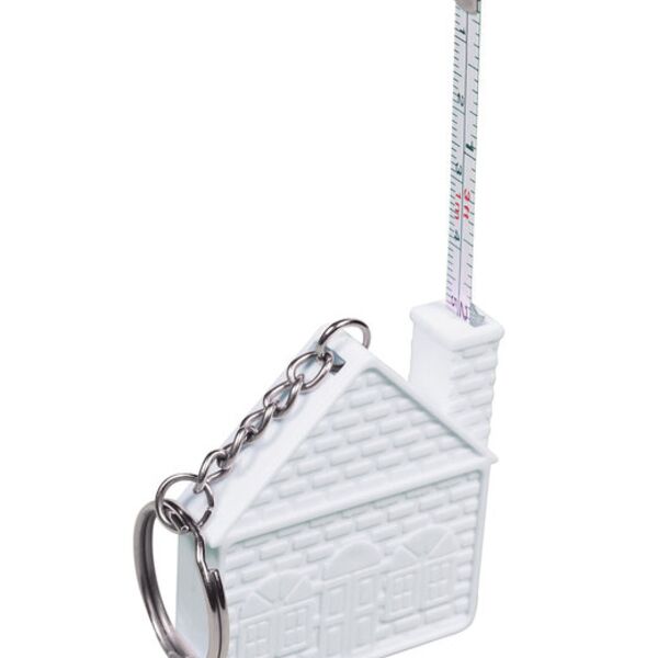 House Tape Measure Key Chain 3' Thumbnail